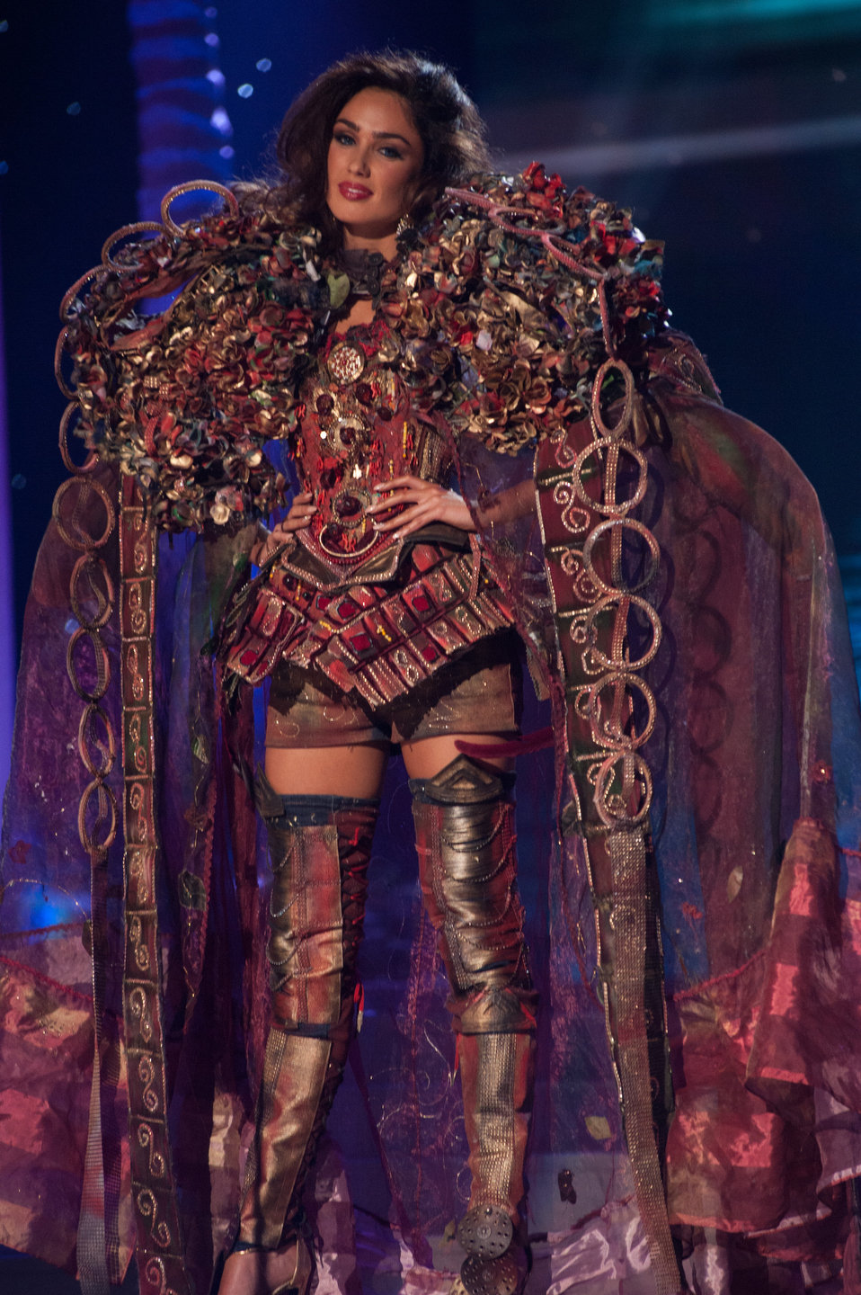 Illustration for article titled Mikor lett a Miss Universe-ből kinek van hülyébb jelmeze verseny?