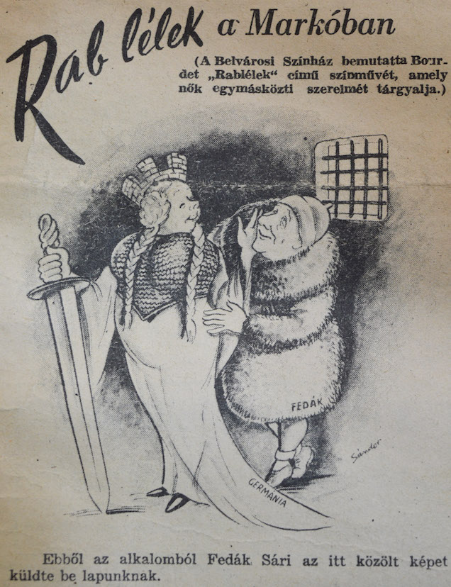 Illustration for article titled Halálos tavasz 45 – Fedák Sári története