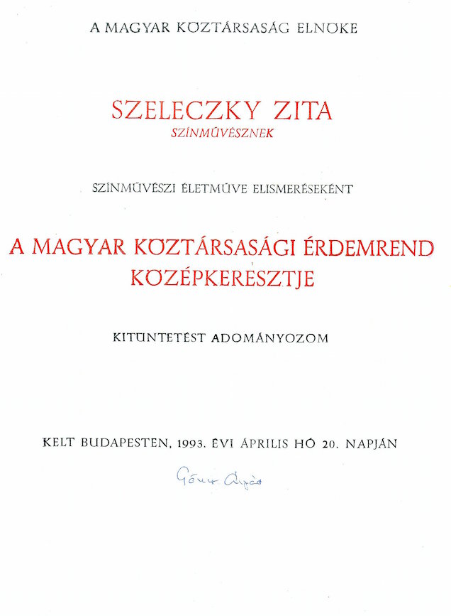 Illustration for article titled Halálos tavasz 45 – Szeleczky Zita története