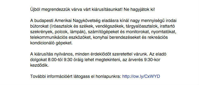 Illustration for article titled Vert seregként távoztam az amerikai nagykövetség raktára elől :(