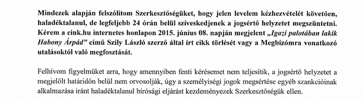 Illustration for article titled Megfenyegetett Habony Árpád ügyvédje