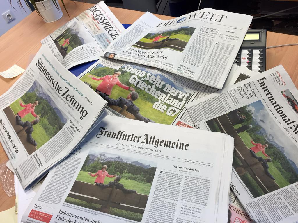 Így babonázta meg a német újságokat Merkel és Obama musicales kettőse