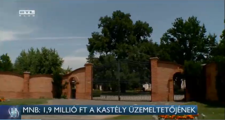 1,9 milliót kap az MNB-kastély menedzsere