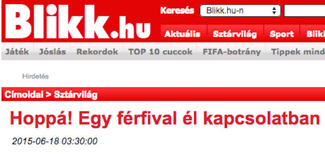 A Blikk sokkoló bunkósága: melegekre vadászik a bulvárlap