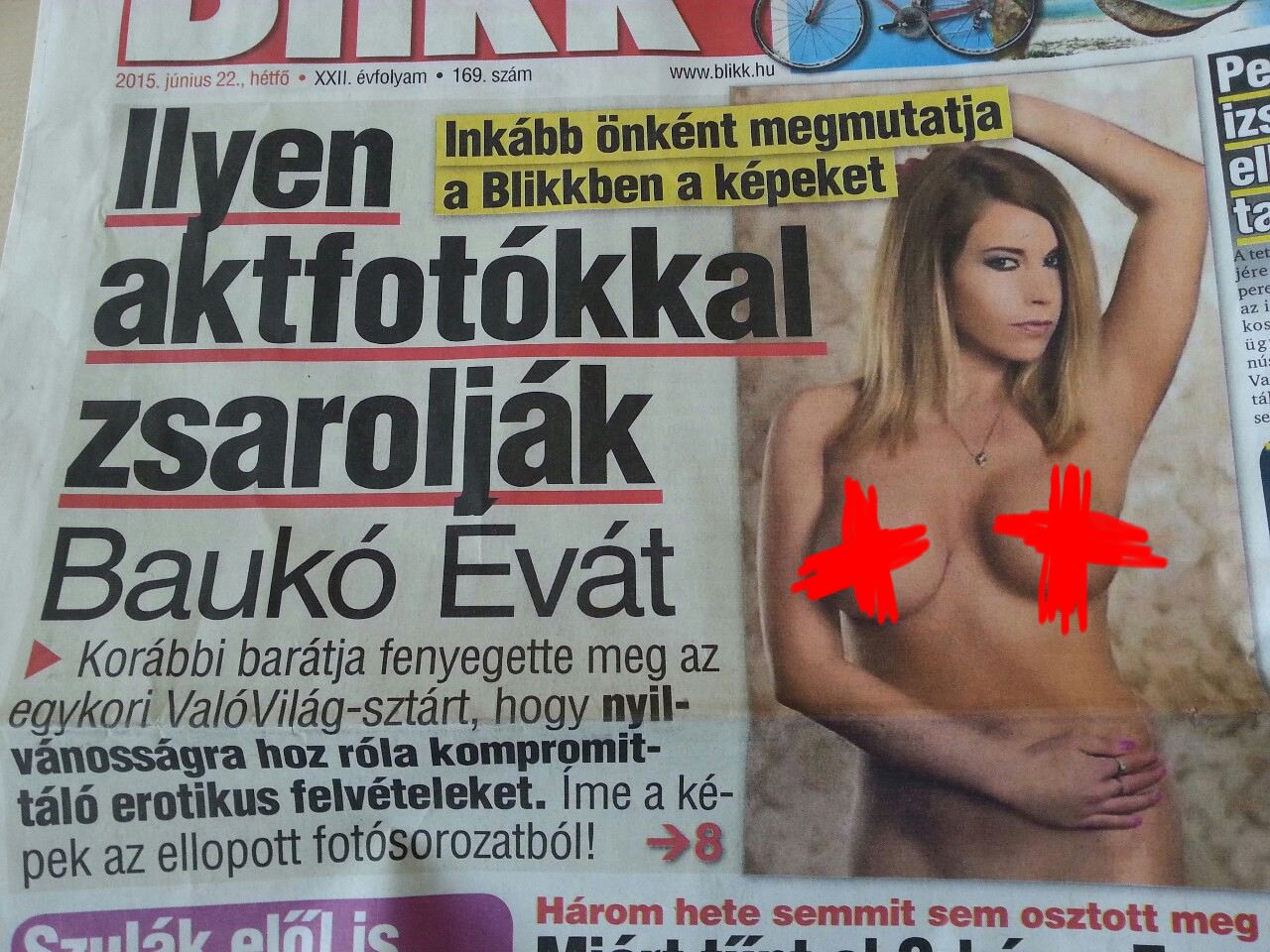 A női mellről és a nyomtatott sajtóról szóló tanmesére ébredtem