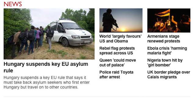 Hoppá-hoppá! Csak nem vezető hír vagyunk a BBC-n?