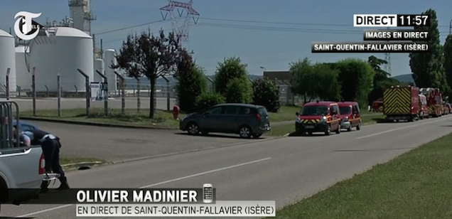 Iszlamisták fejeztek le egy embert Lyonnál, arab feliratokat írtak rá