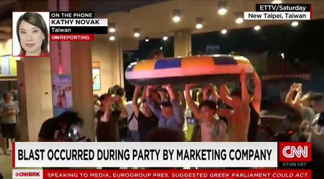 Robbanás volt egy tajvani vidámparkban, több mint 500 ember sérült meg