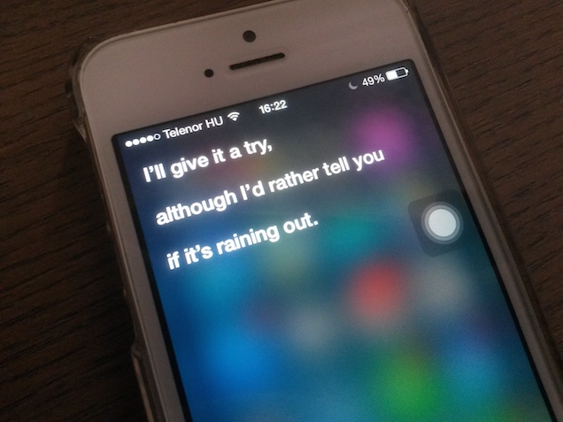 Siri csúnyán beolt, ha hülyeséget kérsz tőle