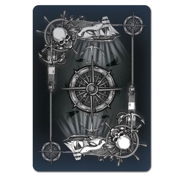 Illustration for article titled Véres, de gyönyörű kártyapaklit készítettek a Cápa tiszteletére