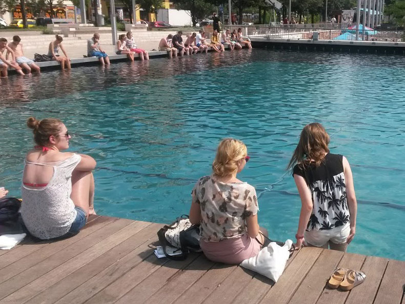 Illustration for article titled Magyarország legmenőbb strandja Budapest közepén található