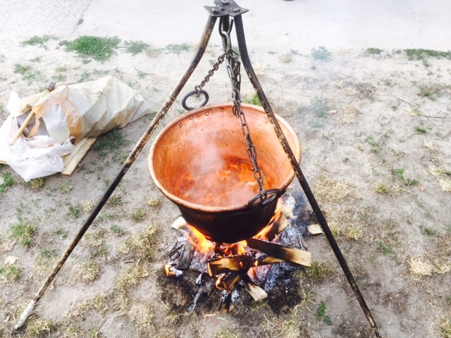 Idén a halászlébüszkeség napján vonultam fel