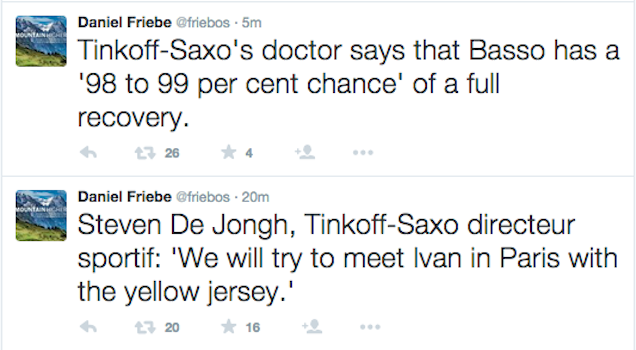 Illustration for article titled Elesett a Touron, fájt a heréje, kiderült, hogy rákos