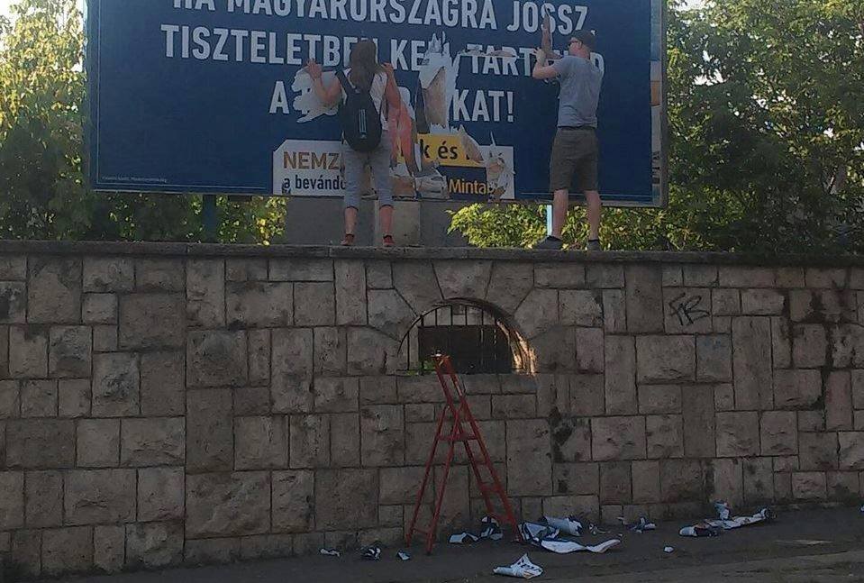 Jogerős: alkotmányos jog plakátot tépni