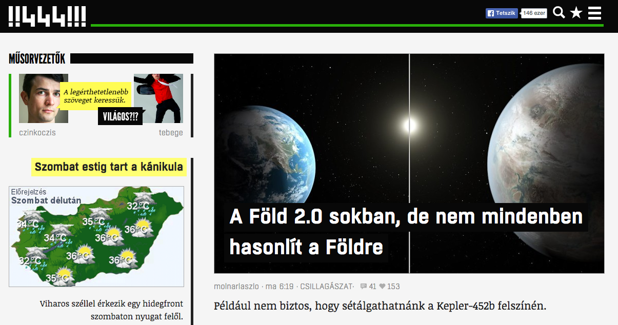 Betiltották a 444-et! (Mielőtt pezsgőt bontanátok: még csak Ausztriában)