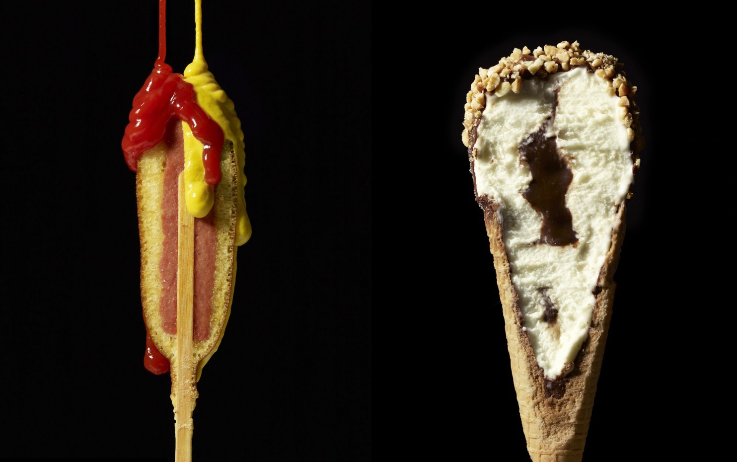 Egy kis ragasztóval az ételek belsejét is pofásra lehet varázsolni