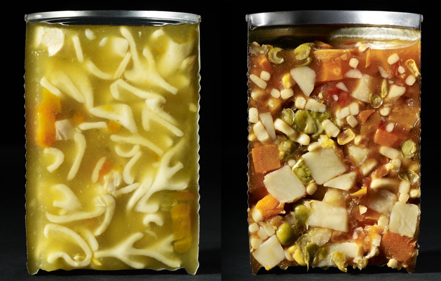 Illustration for article titled Egy kis ragasztóval az ételek belsejét is pofásra lehet varázsolni