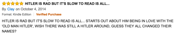 Illustration for article titled Hogy tetszett a Mein Kampf az Amazon-felhasználóknak?