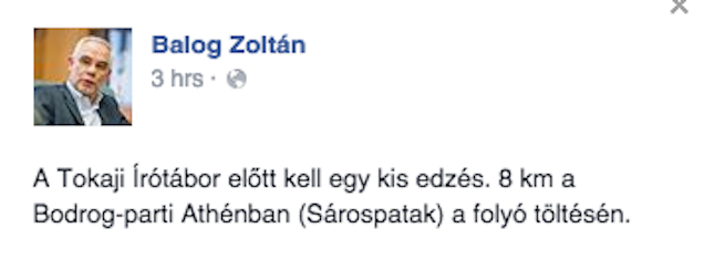 Illustration for article titled Vajon mire készül Balog Zoltán az írótáborban?