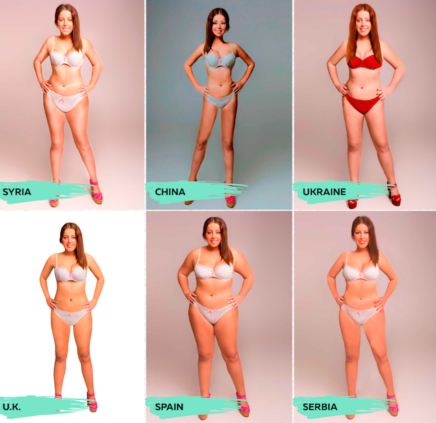 Illustration for article titled Így látják szépnek ugyanazt a nőt Kínától Argentínáig