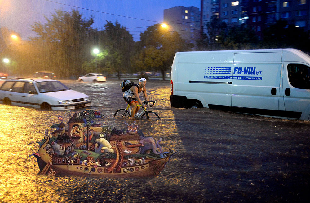 Mennyire szemét dolog a csontig elázott járókelőket még jól le is fröcskölni?