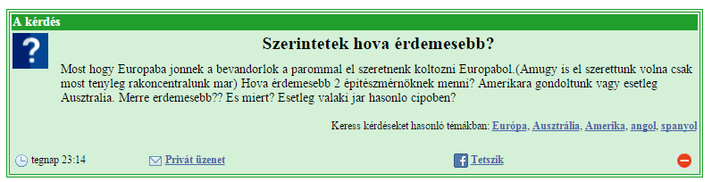 A zseni, aki Amerikába vagy Ausztráliába költözne a bevándorlók elől