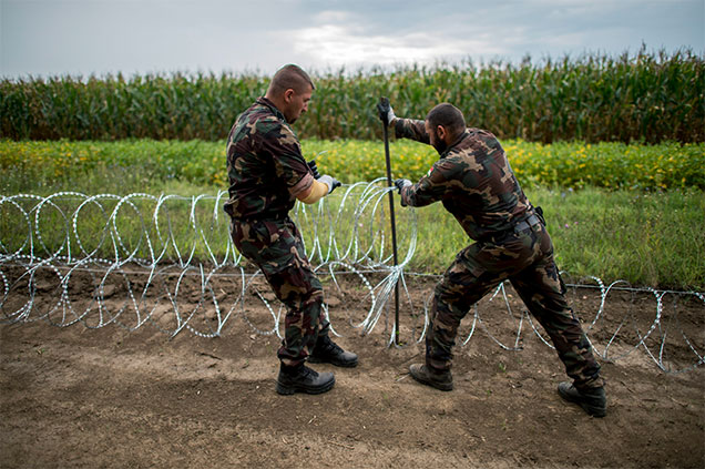 Elkészült a határzár első szakasza