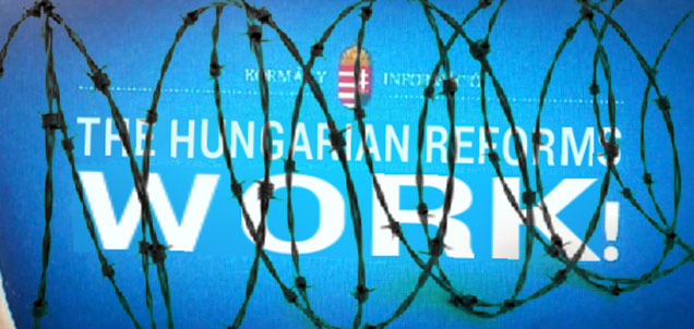 Szögesdrótot húztak a velencei biennálé magyar pavilonja elé