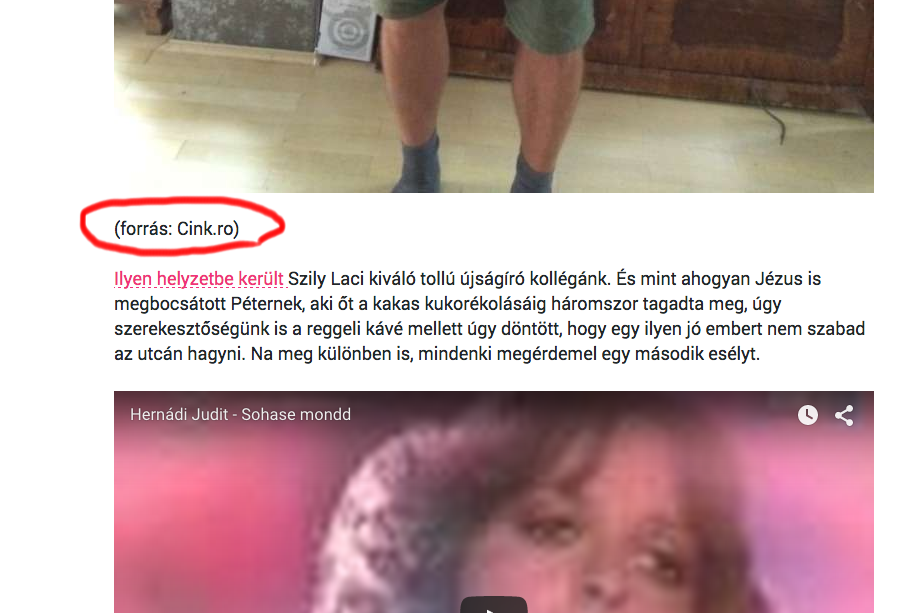 G. Fodor Gáborék humora: lerománozták a Cinket a ma indult kormánylapban