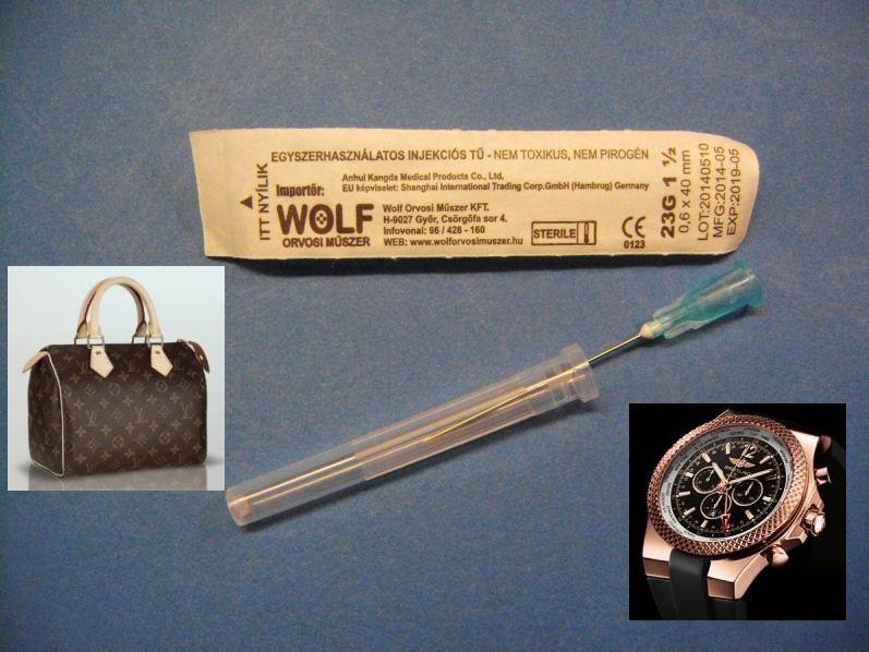 Illustration for article titled Hány egyszerhasználatos injekciós tűt lehet vásárolni egy Louis Vuitton táska árából?