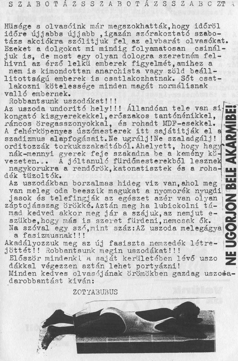 Az anarchista-punk ornitológusok leleplezik a tolvaj Matula Magazint!