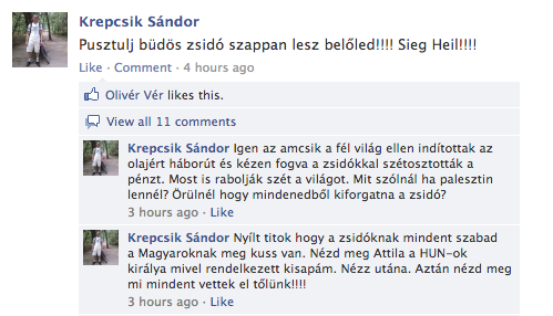 Zsidózó magyarok a