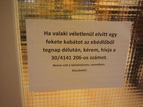 Lopnak a Képviselői Irodaházban