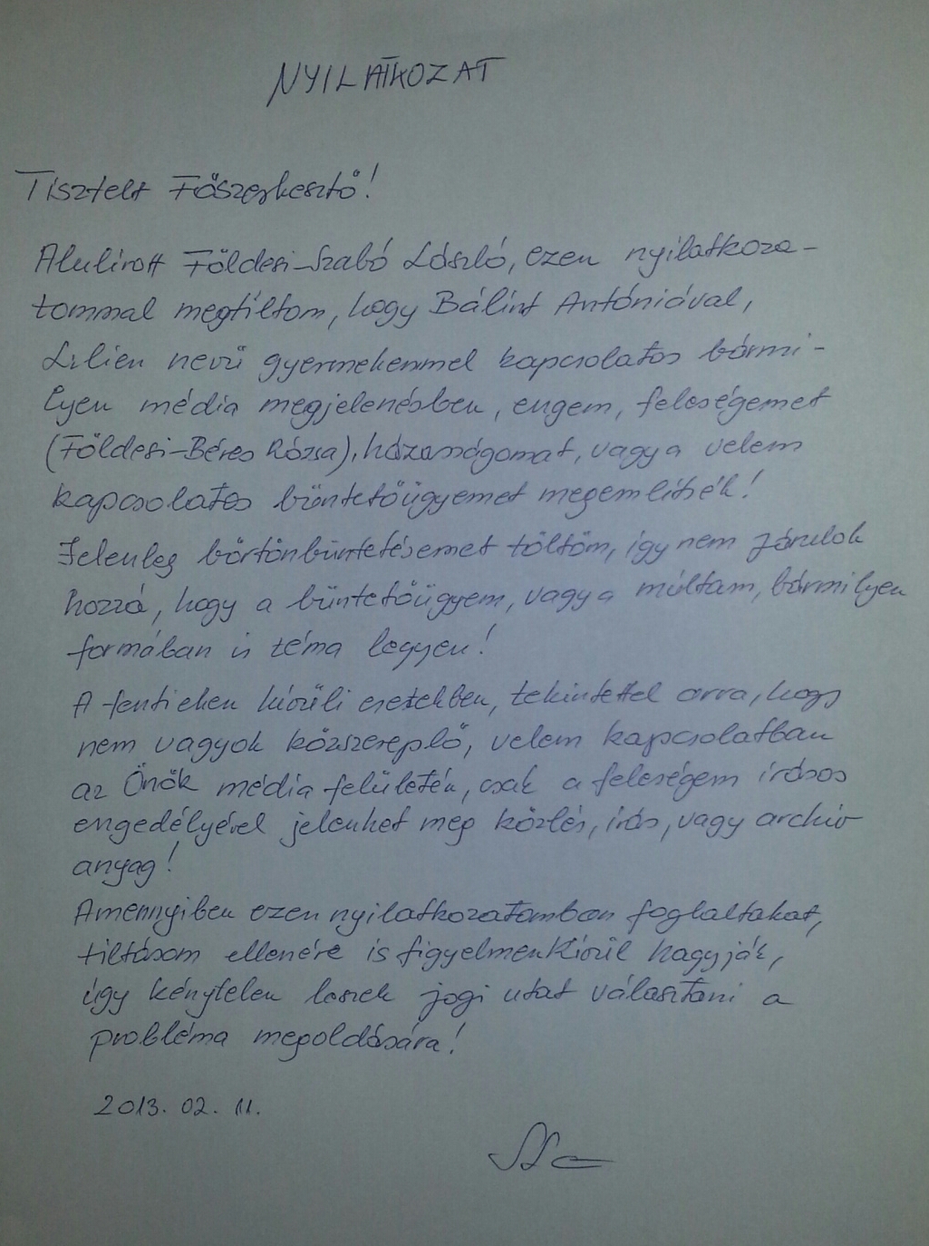 Földesi-Szabó László az lett nekünk, mint a zsidóknak az Isten