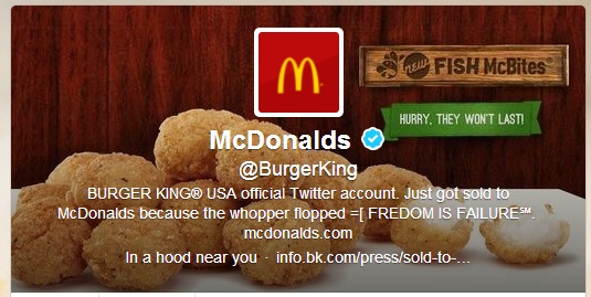 Feltörték a Burger King twitterét