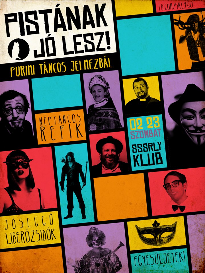 Pistának jó lesz a purimi jelmezbál