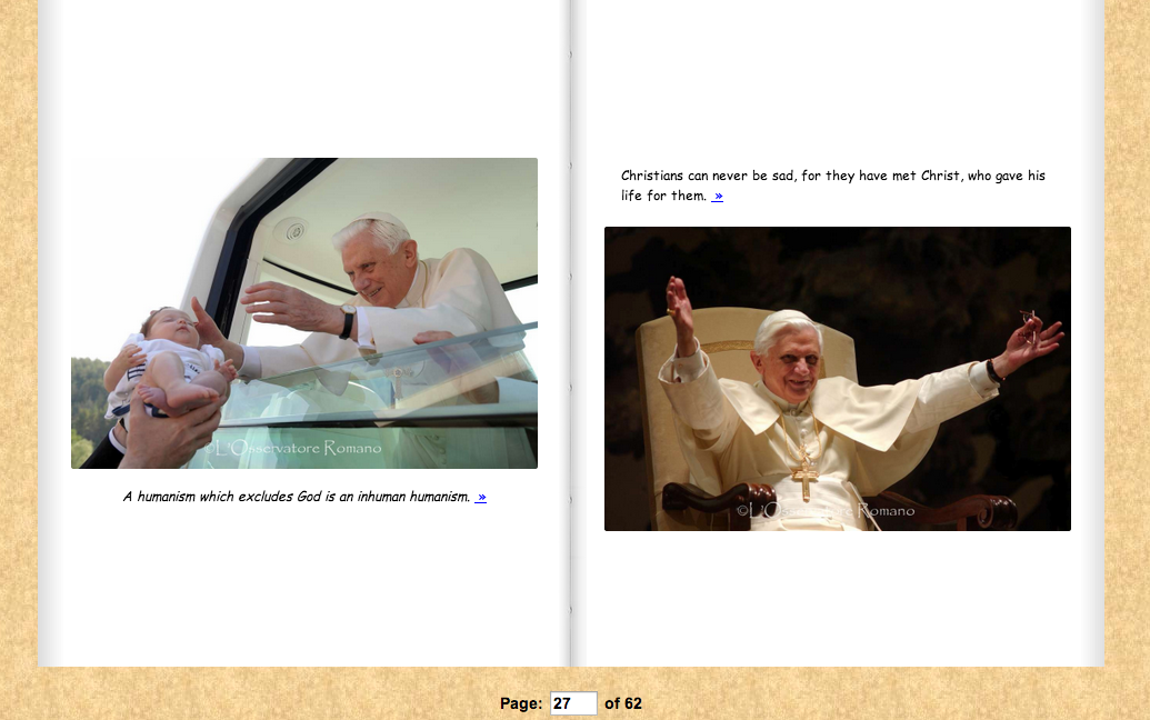 A világ a pápa online emlékkönyvét cikizi