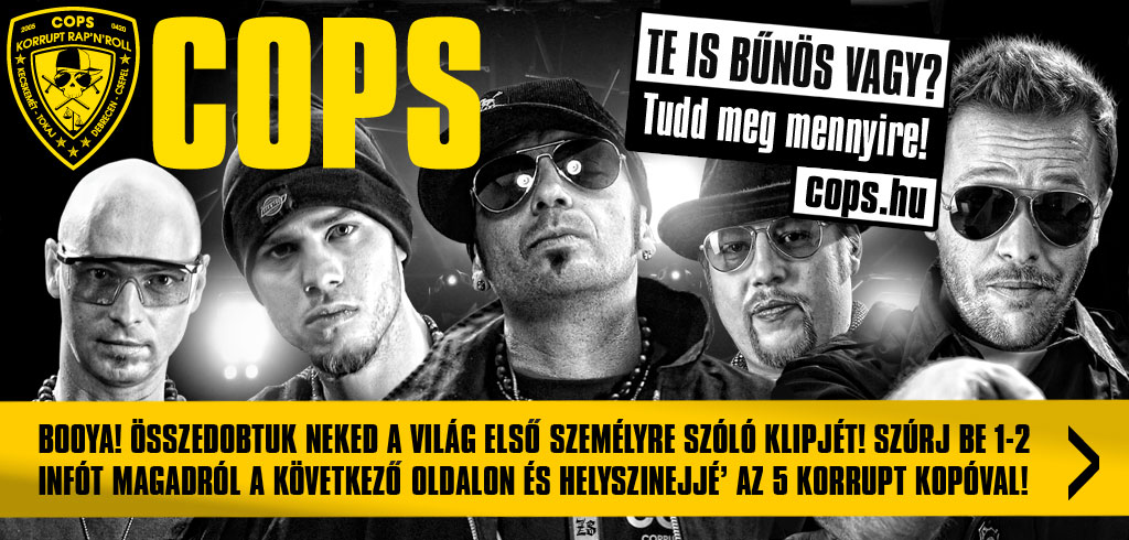 Kalózellenes propaganda vagy csak béna nü-metál a Cops.hu?