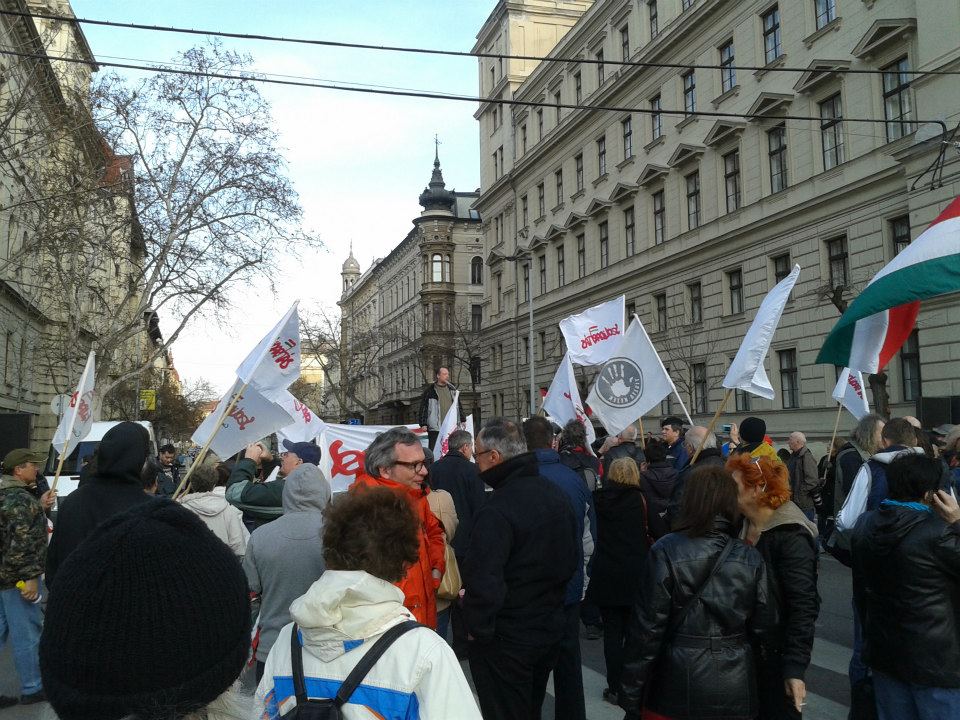 Alig lézengenek a Szolidaritás tüntetésén