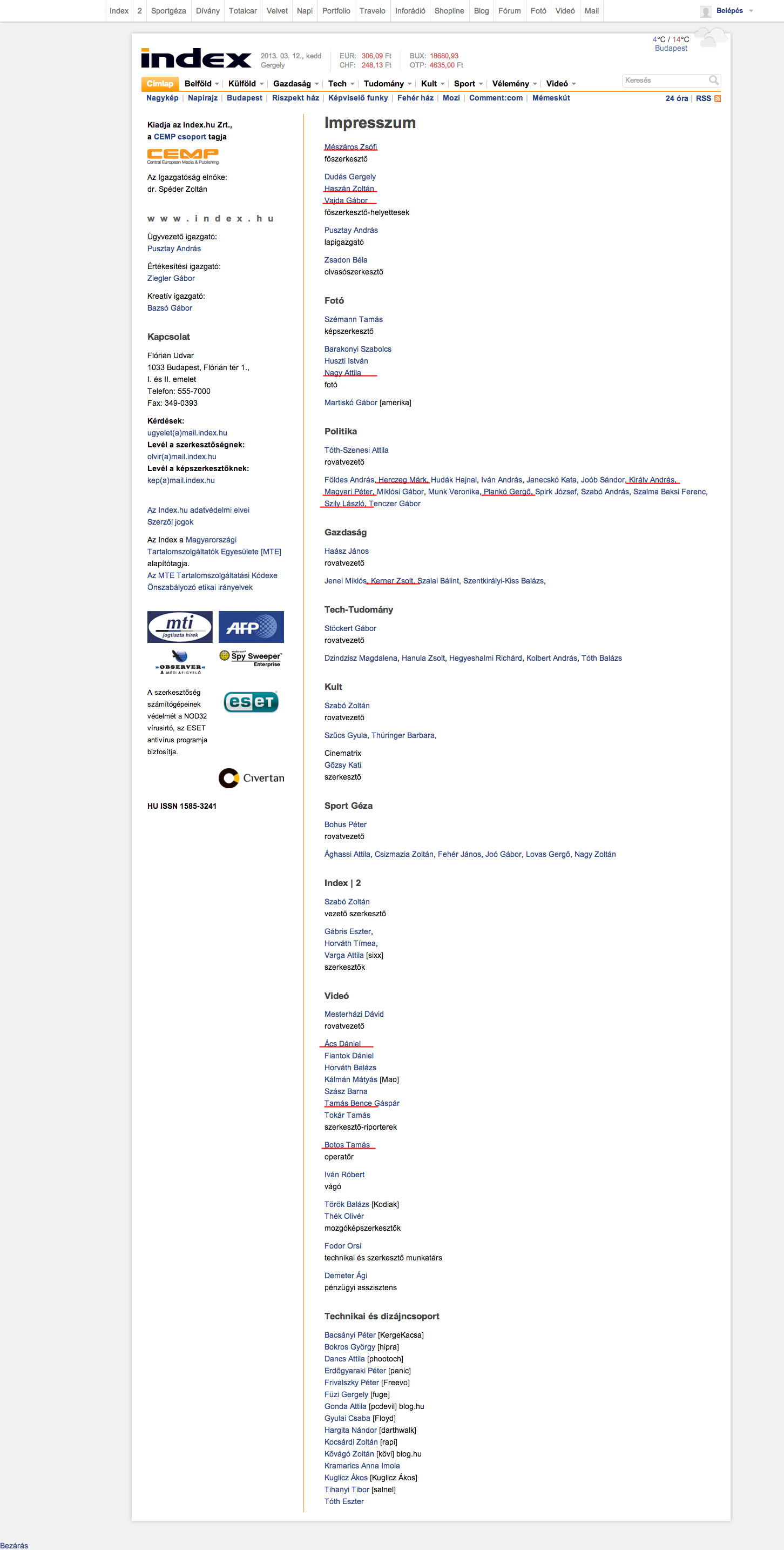 Ők már nem dolgoznak az Indexnél