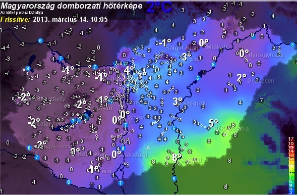 Mégsem orbánista dezinformáció a hidegfront, nálunk most kezdett hó is esni