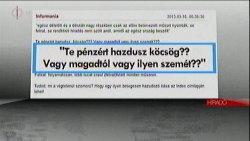 Három percben válaszolt a közmédia a comment:comnak, bónusz köcsögözéssel