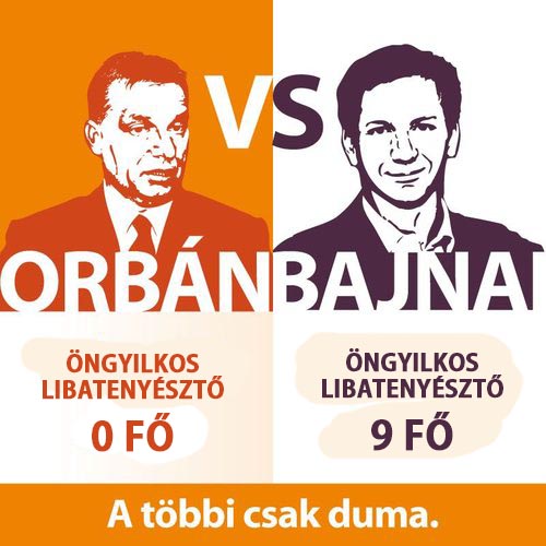 Illustration for article titled Bajnai Gordon döbbenetes taktikája: orbánviktorizmusban akarja legyőzni Orbán Viktort
