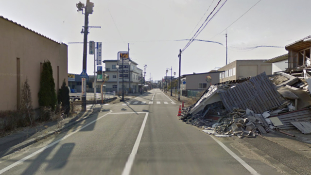 Illustration for article titled Hátborzongató Street View-képek Fukusima utánról