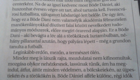 A nap vezércikke: Böde Dániel a magyar futball Mauglija