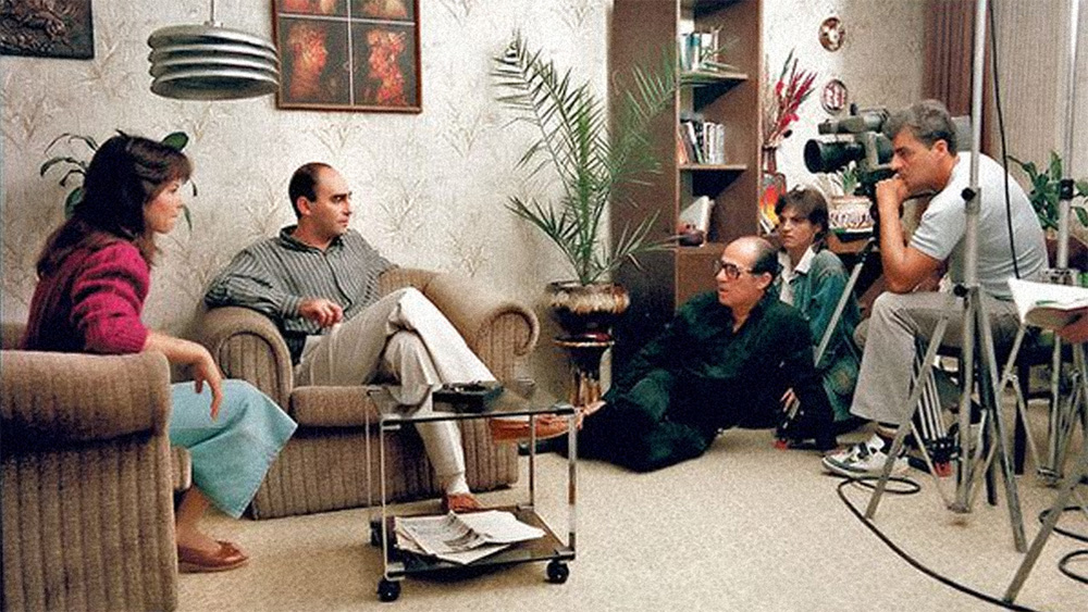 A legkirályabb werkfotó a Szomszédok forgatásáról