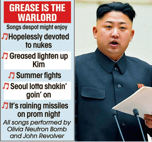 Illustration for article titled Kim Dzsongun szerepelt a Grease-ben