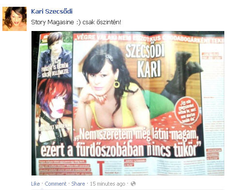 Illustration for article titled Cink szív Facebook: Szabó Zsófi kifeszül, Ogli G kakukktojással, és Tvrtko sapka nélkül