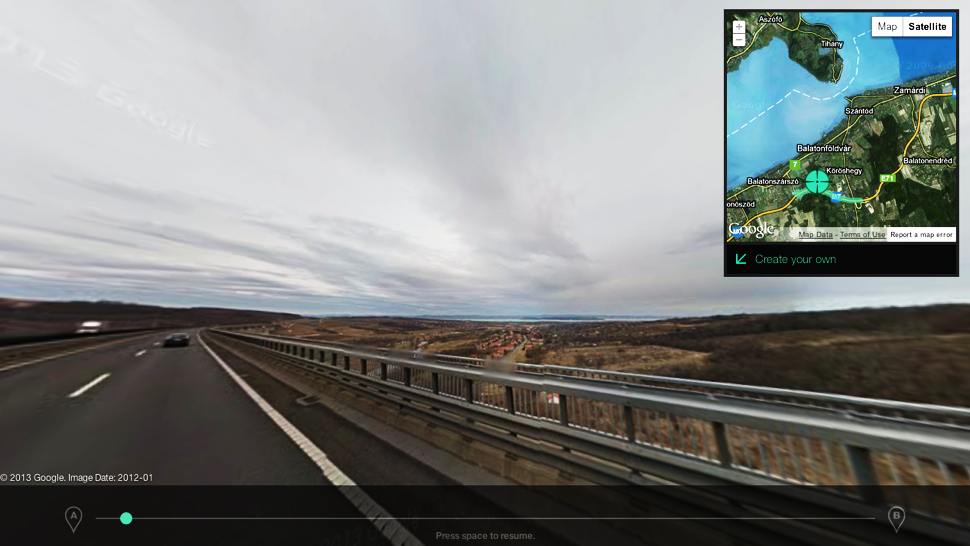 Csinálj utazós videót a magyar Street View-ból!