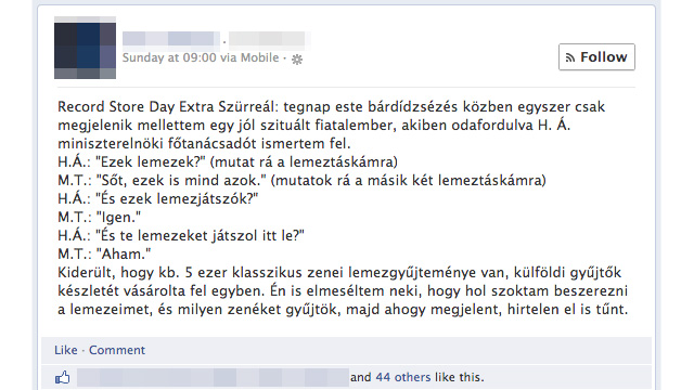 Habony Árpád megismerkedett a lemezjátszókkal